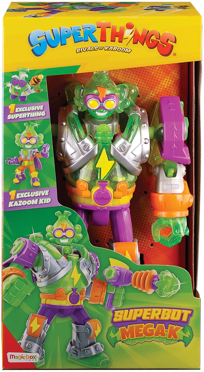 Superthings Μικροπλάσματα Superbot Με Φιγούρες Mega-K Για 3+ Χρονών 1013-62119