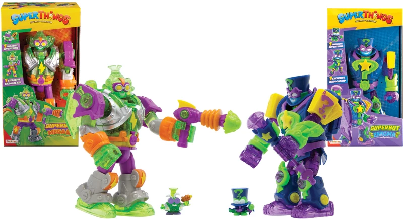 Superthings Μικροπλάσματα Superbot Με Φιγούρες Mega-K Για 3+ Χρονών 1013-62119