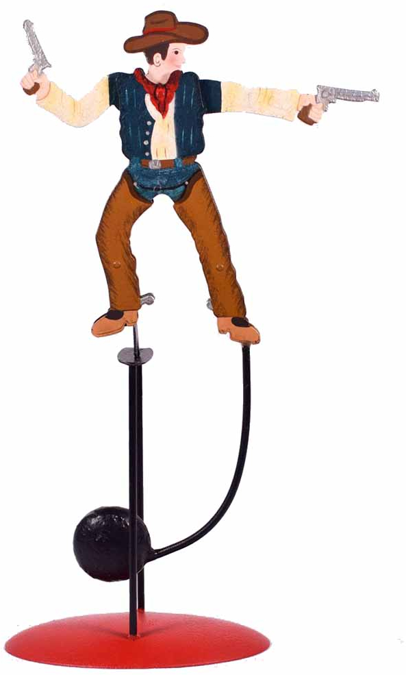 Ισορροπιστής Καουμπόυ με μεταλλική βάση19x10x34