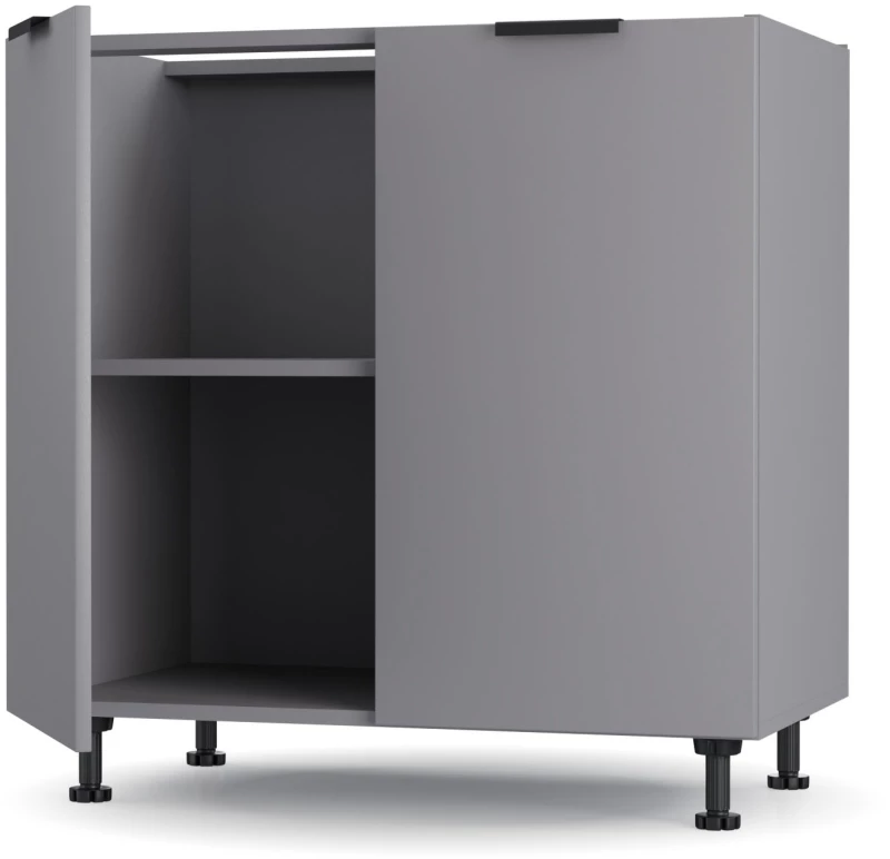 Craft Κάτω Ντουλάπι Γραφίτη 80x48x82cm