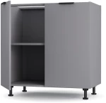 Craft Κάτω Ντουλάπι Γραφίτη 80x48x82cm