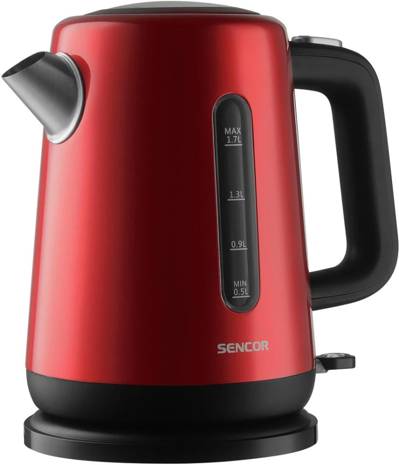 Βραστήρας Premium Stainless 1,7lt 2200W Sencor SWK 1751RD Κόκκινο