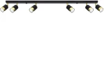 Sollux Φωτιστικό οροφής Nero 6,ατσάλι,6xGU10/40w