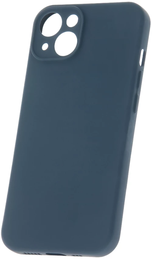 TechWave Soft Silicone case for iPhone 14 Plus navy blue