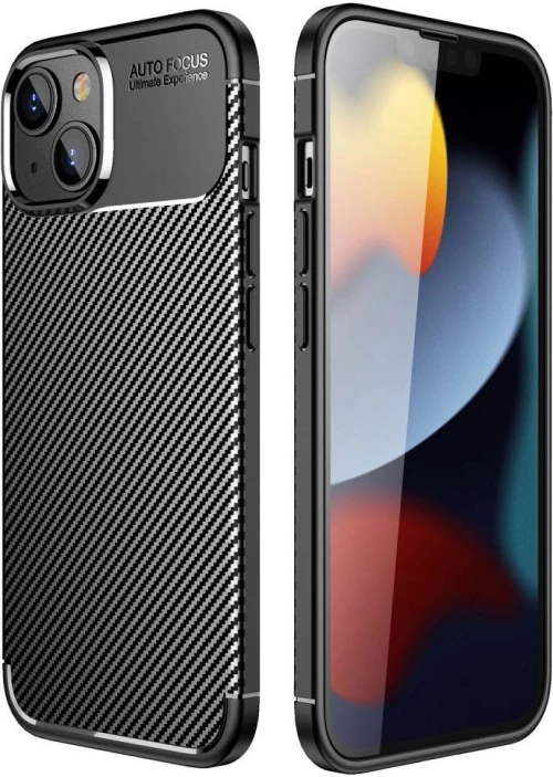 TechWave Carbon Fiber case for iPhone 14 black