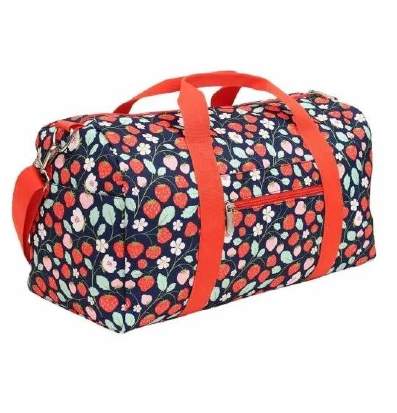 A little lovely company: Μικρό Weekend bag 46x25εκ - Strawberries
