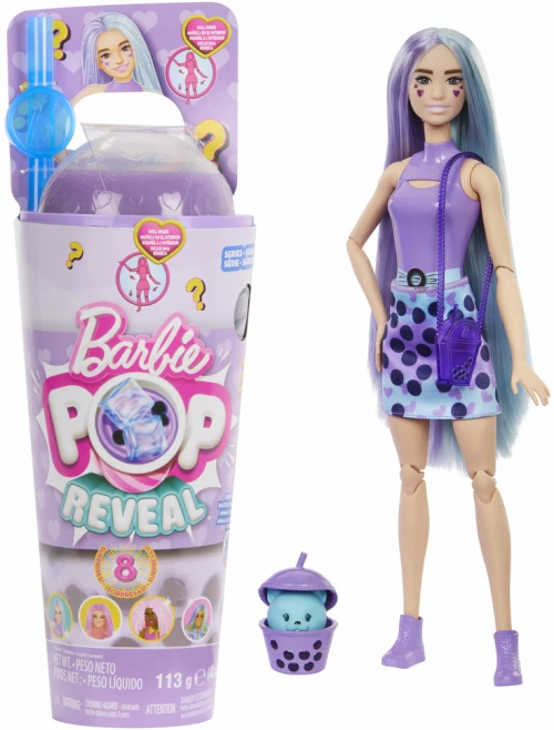 BARBIE POP REVEAL BUBBLE TEA PURPLE- HTJ19