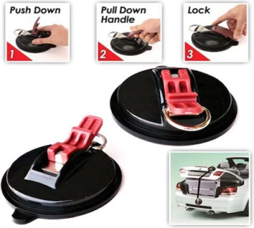 Βεντούζες Δεσίματος Αυτοκινήτου 2τμχ- Suction Anchor Plus