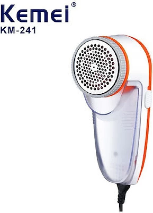 Kemei KM-241 Επαναφορτιζόμενος Αποχνουδωτής Λευκός
