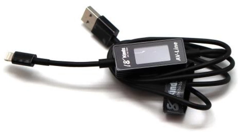 Καλώδιο USB με Οθόνη Μέτρησης Ρεύματος/ Τάσης/ Κατανάλωσης AV-LINE Lightning