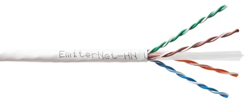 Emitter Net UTP (U/UTP) Cat.6 450MHz Cable, 4x2x23AWG Wire, LS0H
