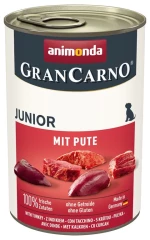 ANIMONDA GranCarno Junior with turkey - wet dog food - 400g