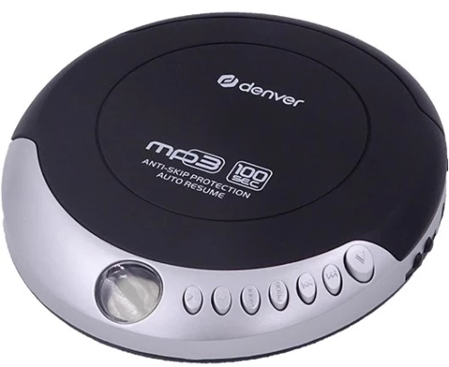 Denver DMP-391 Portable CD player Black, Grey