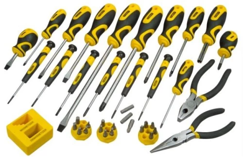 Screwdriver set 39 pcs. + bag