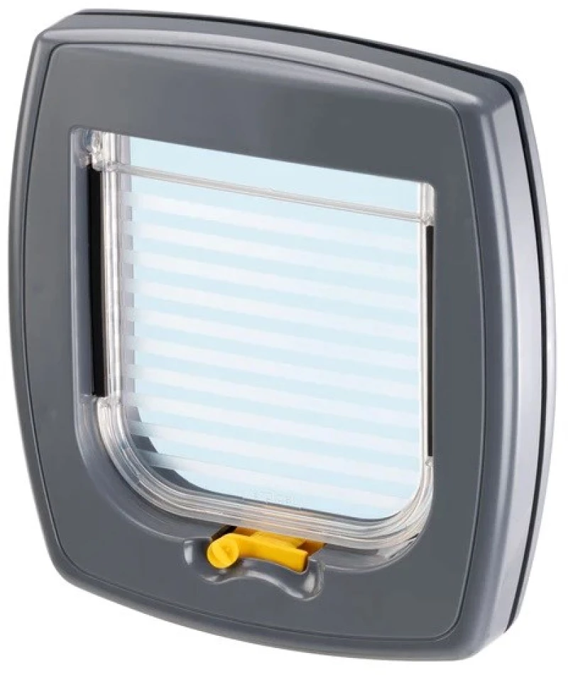 FERPLAST Swing 1 grey - dog and cat door - 21,5 x 5 x 24cm