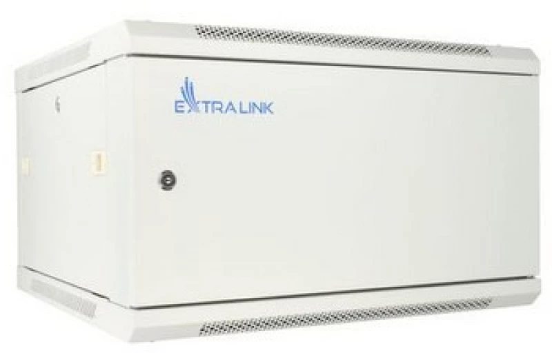Extralink Rackmount cabinet 6U 600x600 ASP Gray wall mounted, metal door