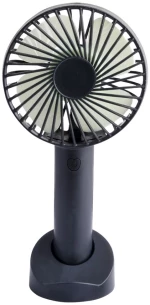 USB Rechargeable Handheld Fan Black