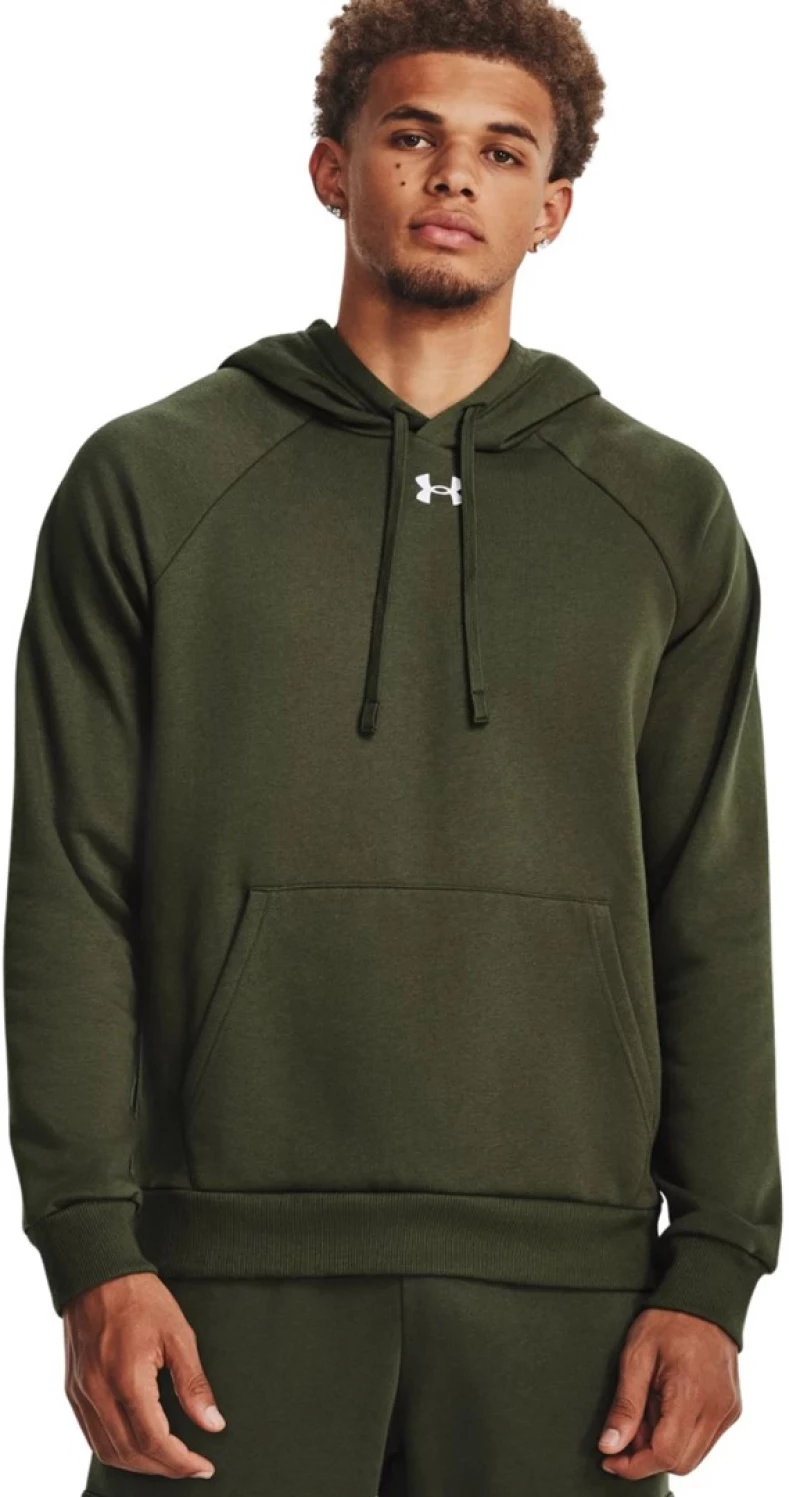Under Armour Rival Fleece Hoodie Olive 1379757 390 M