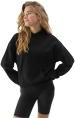 Women's sweatshirt 4F F1057 deep black 4FWSS24TSWSF1057 20S S