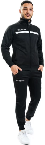 Givova Tuta Givova One Tracksuit Black & White TT012 1003 S