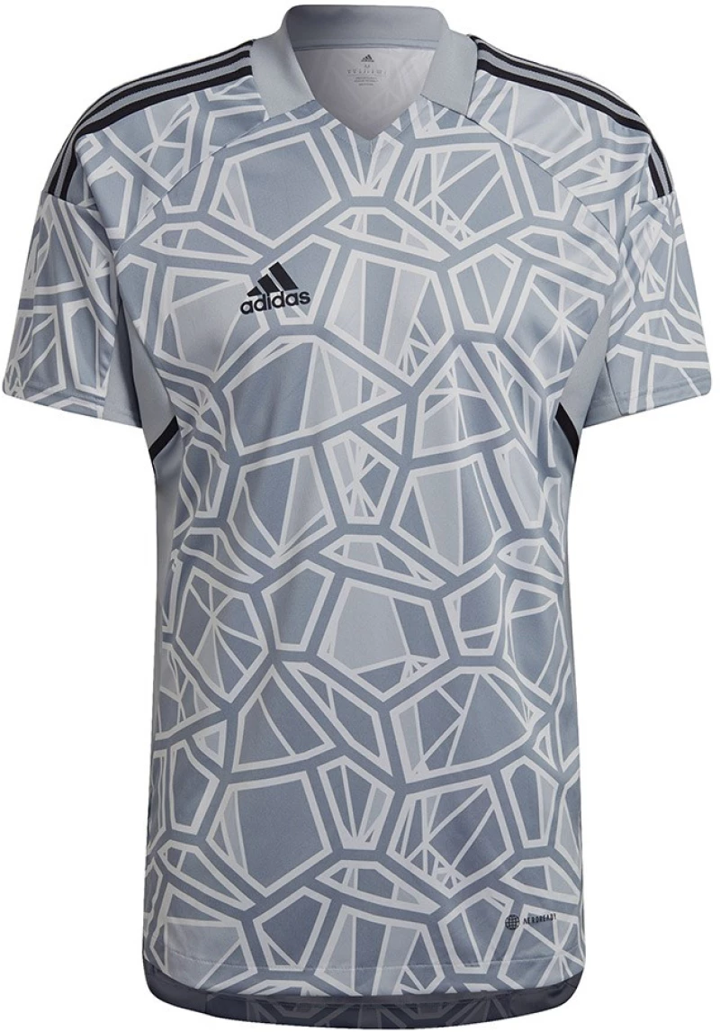 Men's Condivo 22 Goalkeeper Jersey Short Sleeve Grey HB1622