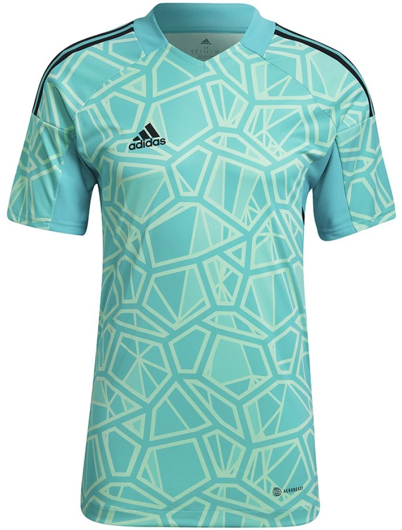 Men's Condivo 22 Goalkeeper Jersey Short Sleeve Green HB1618