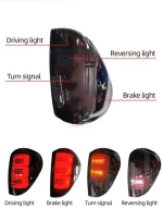 Πισινά Φανάρια Set Για Mitsubishi L200 2007-2014 Led Bar Black