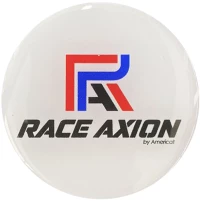 RACE AXION ΑΥΤΟΚΟΛΛΗΤΑ ΖΑΝΤΩΝ 7,2 cm ΛΕΥΚΟ/ΜΠΛΕ/ΚΟΚΚΙΝΟ/ΜΑΥΡΟ ΣΜΑΛΤΟΥ - 4 ΤΕΜ.