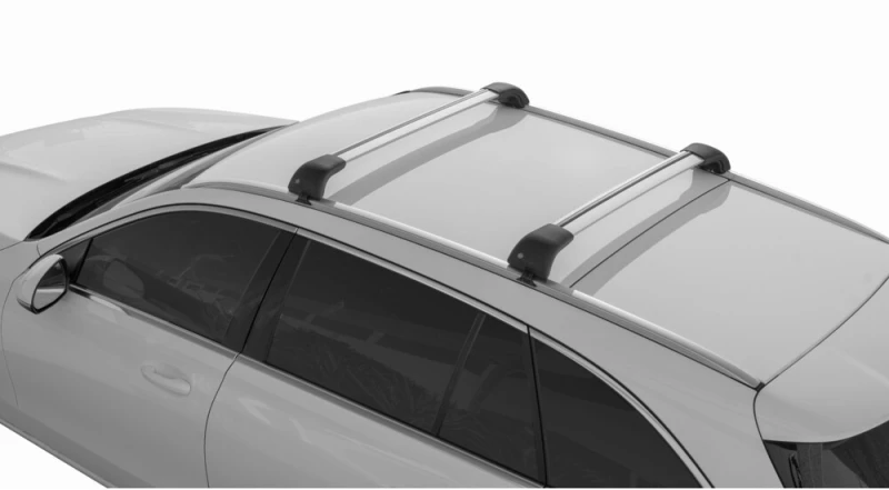 ΜΠΑΡΑ ΟΡΟΦΗΣ ΑΛΟΥΜΙΝΙΟΥ 84cm ΑΣΗΜΙ SILENZIO CX ORIGINE SYSTEM ( STANDARD / FLUSH RAILING) NORDRIVE - 1 ΤΕΜ.