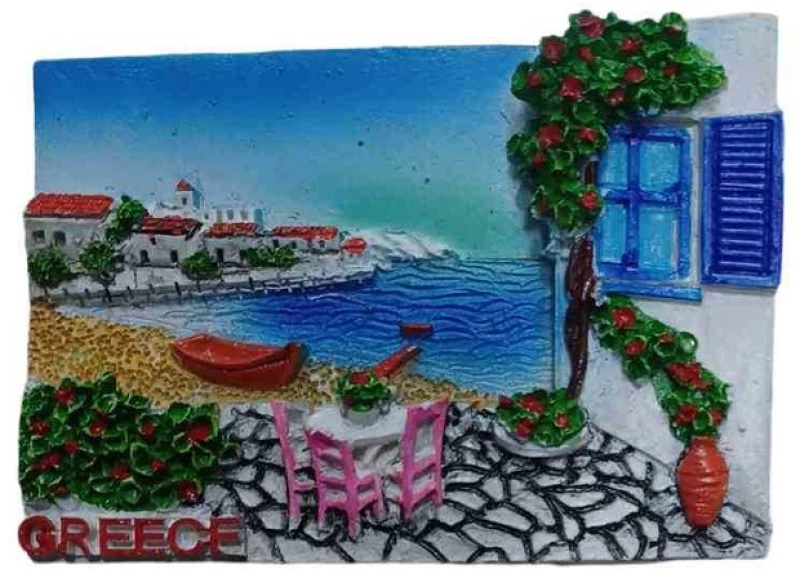 Tουριστικό μαγνητάκι Souvenir - Σετ 12pcs - Greece - 678347
