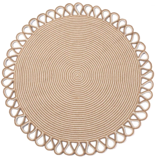 Χαλί γιούτα 1911 (150cm) beige - -