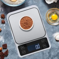 Ψηφιακή Ζυγαρία Κουζίνας 1-10Kg με Ακρίβεια 1 Γραμμαρίου και Πολλαπλές Μονάδες Μέτρησης Βάρους - Aerbes AB-J168