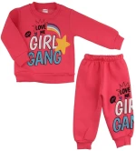 Σετ Παιδική Φόρμα Girl Gang W3512 - ΚΟΡΑΛΙ