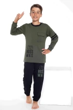 Πιτζάμα Παιδική Για Αγόρι Homewear Boss W3714 - ΛΑΔΙ