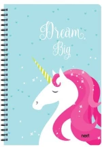 442208 NEXT TRENDS UNICORN ΤΕΤΡΑΔΙΟ ΣΠΙΡΑΛ 21X29ΕΚ. 2ΘΕΜ., 70Φ. ΤΕΜ