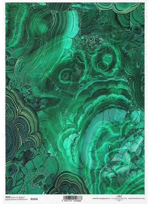 443408 ΡΙΖΟΧΑΡΤΟ "GEMSTONES GREEN" 21X29.7ΕΚ. (ITD-R1658) ΠΑΚ