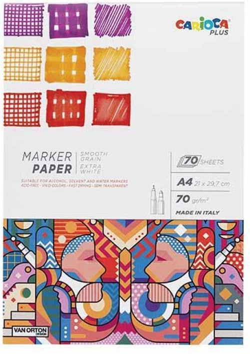 406615 CARIOCA PLUS ΜΠΛΟΚ ΣΧΕΔΙΟΥ Α4. 70Φ., 70ΓΡ.