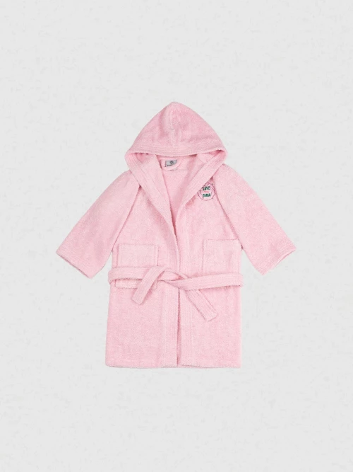 Μπουρνούζι Παιδικό Eco Pink Ηλικία 6-8