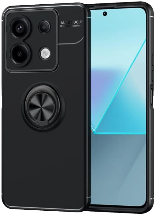 Θήκη Ancus AutoFocus Shock Proof με Ring Holder για Xiaomi Redmi Note 13 Pro Μαύρη
