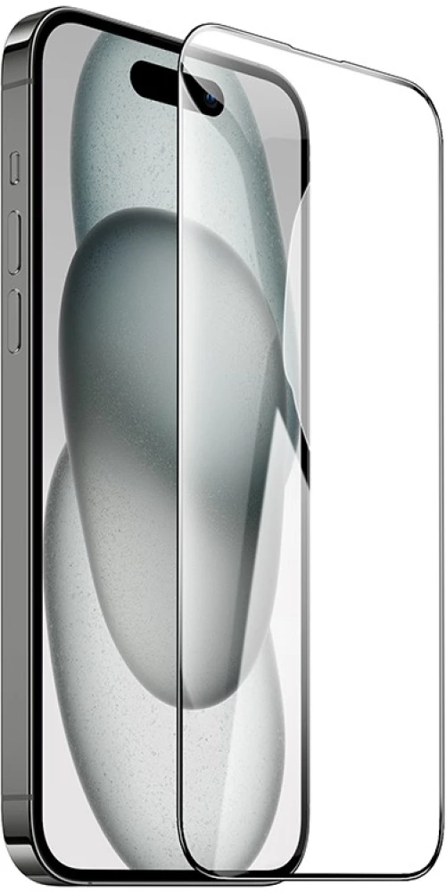 Tempered Glass Hoco Premium Series A37 120CC Large Arc Edges Dustproof 0.4mm 3D Anti-Static για Apple iPhone 15