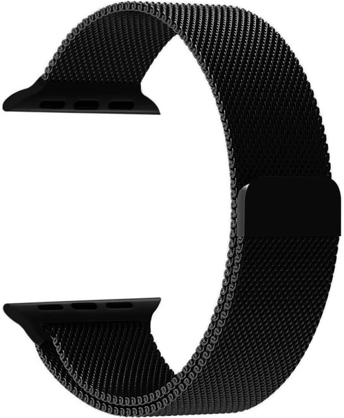 Watchband Noozy 42/44/45/49mm για Apple Watch 1/2/3/4/5/6/7/8/9/se/ultra 1/ultra 2 Μαύρο Metal Band