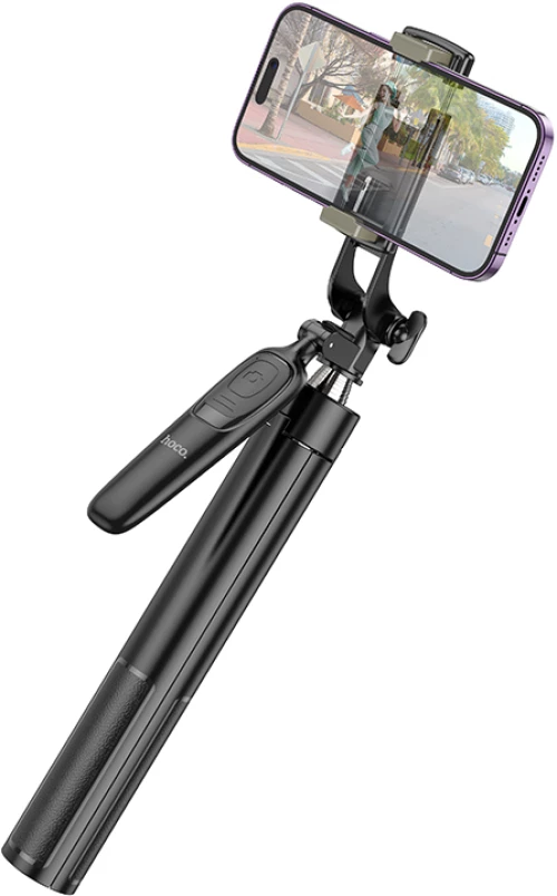 Selfie Stick K19 Soul Live Broadcast και Selfie Stick για Συσκευές 4.5"- 7" 70mAh Ύψος 1.57m Μαύρο