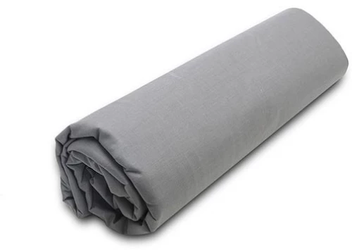 Κατωσέντονο Menta με λάστιχο 19 Dark Grey Διπλό (160x200+20)