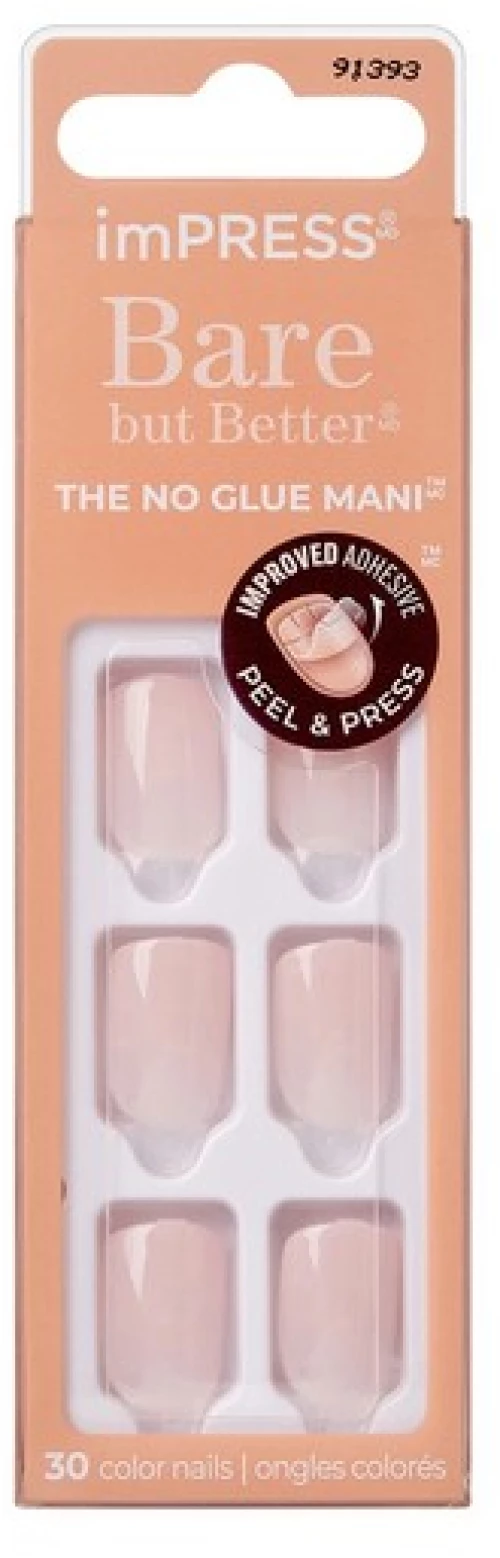 Kiss Impress Bare But Better Color Nails Instict 30 τμχ.