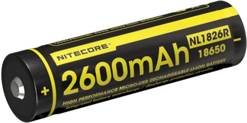 Μπαταρία NITECORE 18650 NL1826R 2600mAh
