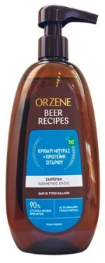 Orzene Bio Beer Recipes Pump Σαμπουάν Καθημερινής Χρήσης 750ml