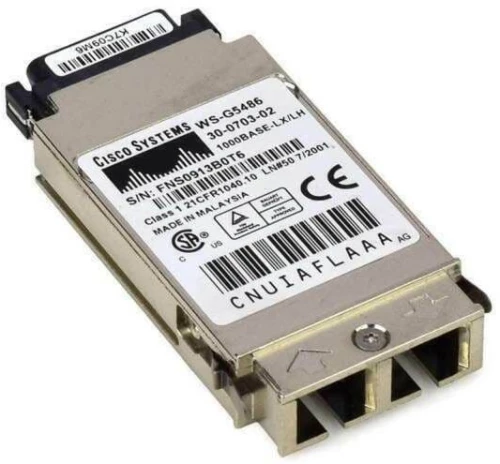CISCO Single Mode Fiber Tranceiver 1000BASE LX