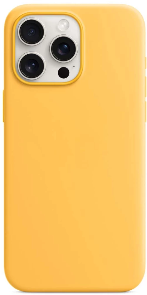 Θήκη XO-K10B iPhone15 Pro Max 6.7" liquid σιλικόνης Κίτρινο