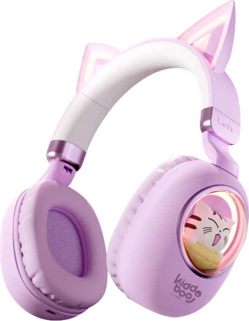 Kiddoboo Delulu Bluetooth Headphones Lavender