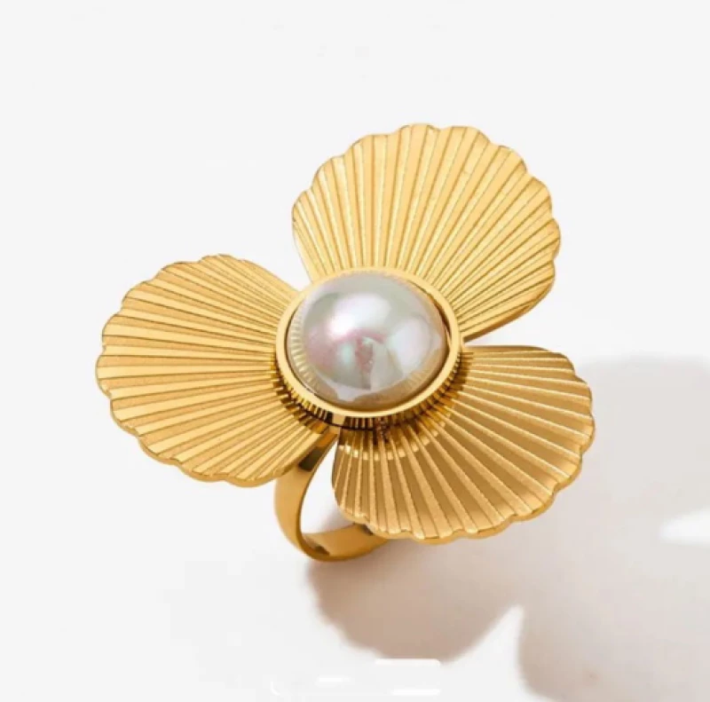 ΓΥΝΑΙΚΕΙΑ ΑΤΣΑΛΙΝΑ ΔΑΧΤΥΛΙΔΙΑ-WOMEN’S STEEL RING ΧΡΥΣΟ